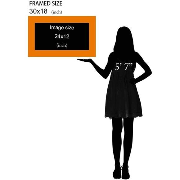 The Last Supper, Leonardo da Vinci Classic 24x12, Framed size: 30x18 - Picture 3 of 7